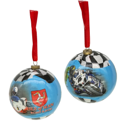 MANX RACING FESTIVE BAUBLE MG 011